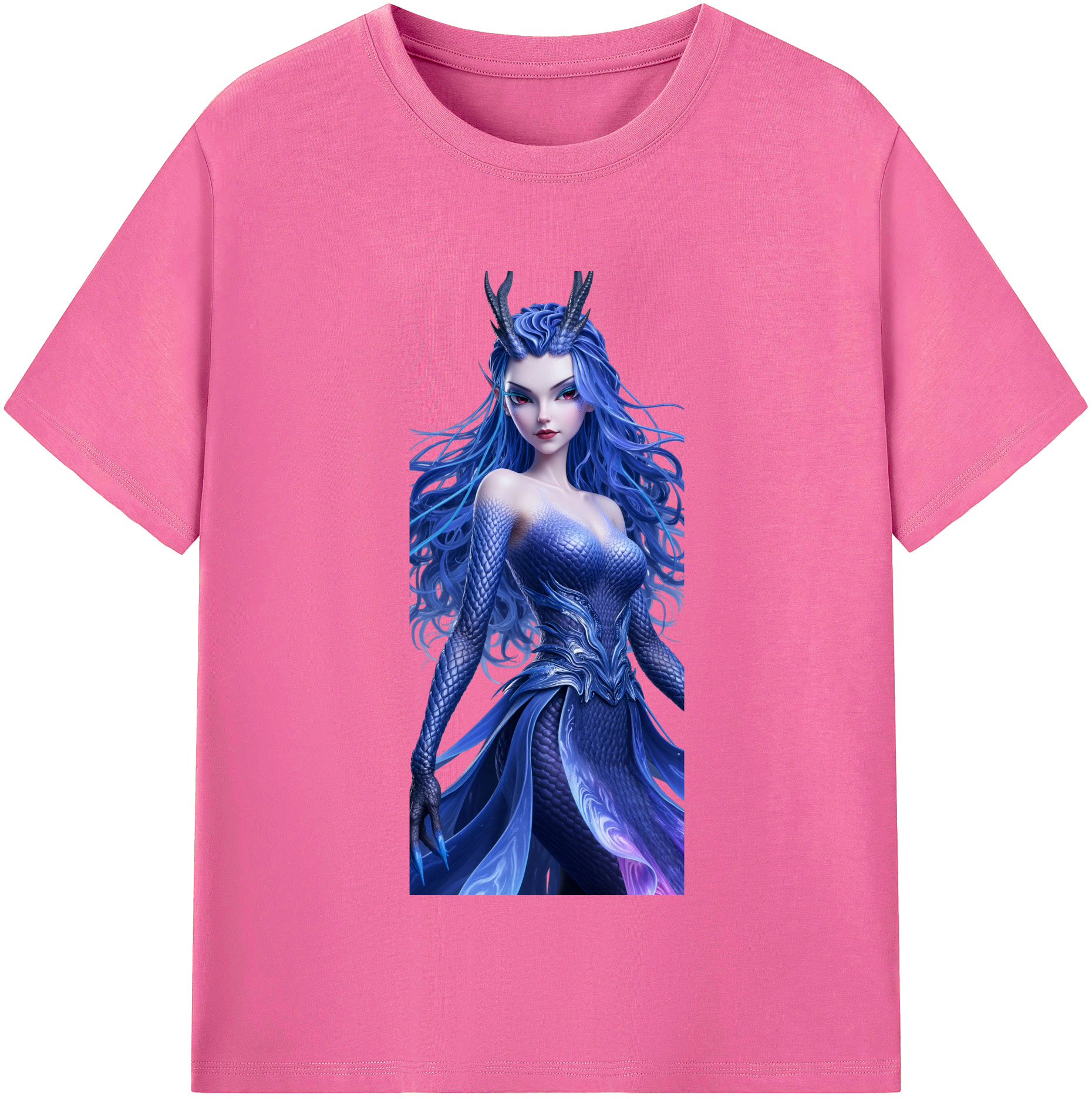 （画像用） Ne Zha 2 ナタ 魔童の大暴れ レディースカジュアルプリントTシャツ（綿100％）